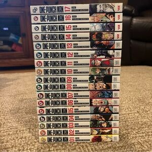 Books- One punch man volumes 1-17